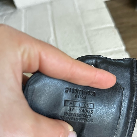 ZARA QUILTED NYLON LOW HEEL ANKLE BOOTS Size 7 - Picture 11 of 11